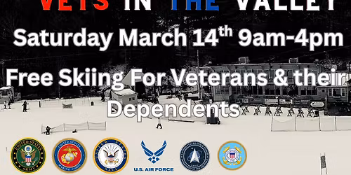 Vets in the Valley 2026 -Free Skiing for Veterans & Immediate Family