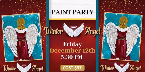 Christmas Angel Paint Party