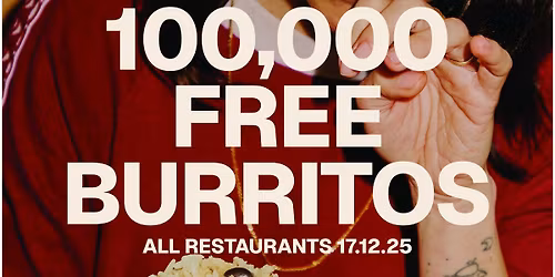 FREE BURRITOS AT NORTH HOBART ZAMBRERO