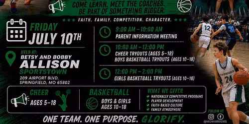 Parent Meeting and Tryouts
