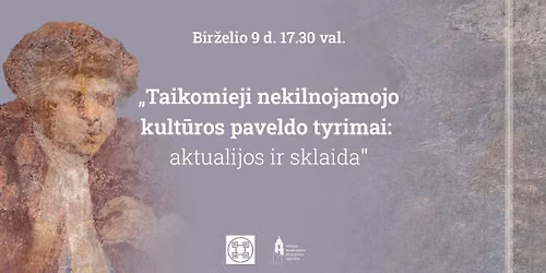 Kult\u016bros paveldas: tyrimai ir sklaida