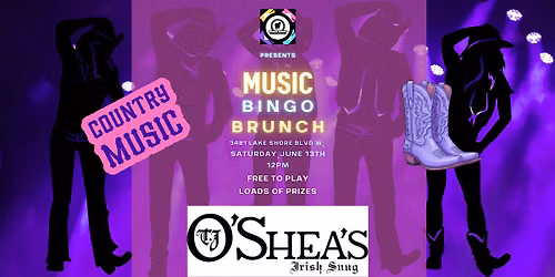 Country Music Bingo Brunch at TJ O'Shea's