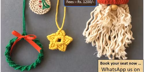 Macrame Xmas Ornaments Making