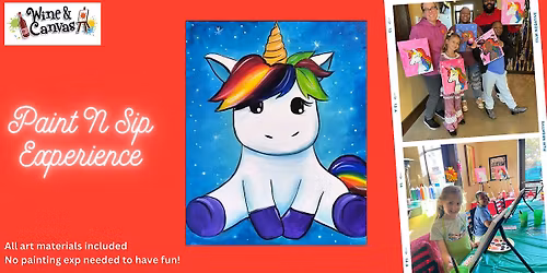 Cape Coral Mom and Me Paint Party - Colorful Unicorn