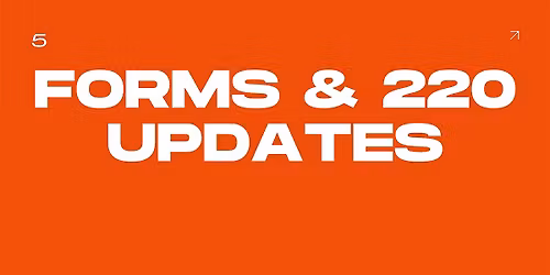 Forms & 220 Updates