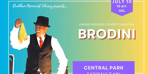 Fun Friday in Central Park #2:  Brodini Comedy Magic Show
