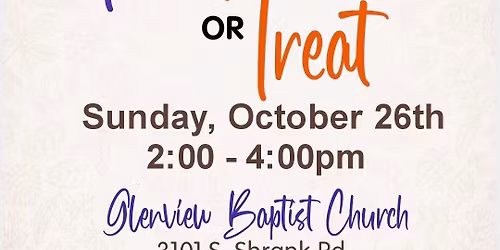 Trunk or Treat!