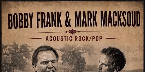 Alt Rock & Pop Night with Bobby Frank
