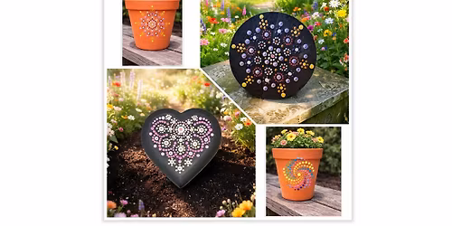 Mandala Stone or Pot at Living Forest Campground *Private Group*