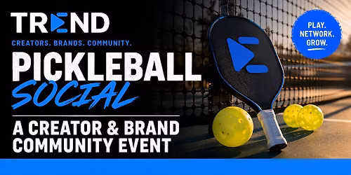 TREND Creator & Brand Pickleball Social