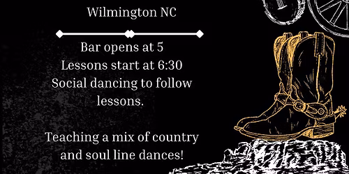 Neon Cowboy Line Dancing Night