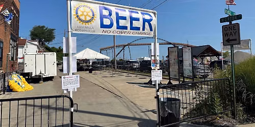 Saturday Rotary Beer Tent | Wine & Walleye Festival 2026 | Bridge Street Historic Ashtabula Harbor