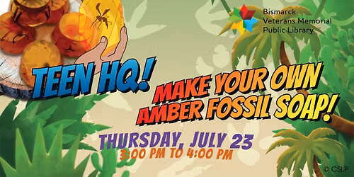 Amber Fossil Soap for Teens
