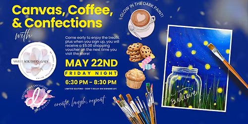 Canvas, Coffee, & Confections in Rock Hill!