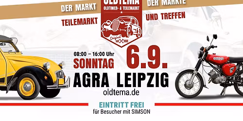 OLDTEMA LEIPZIG \/ Teilemarkt & Treffen f\u00fcr Old-& Youngtimer