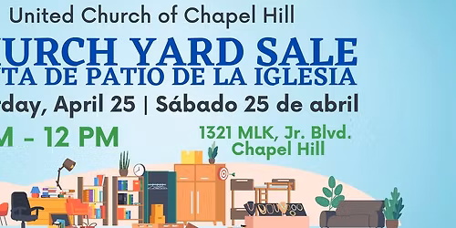 Church Yard Sale | Venta de patio de la iglesia