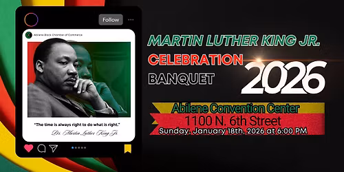 MLK Jr Celebration Banquet 2026