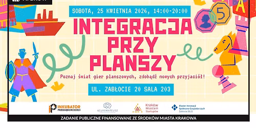 Integracja przy planszy - poznaj \u015bwiat gier planszowych, zdob\u0105d\u017a nowych przyjaci\u00f3\u0142!