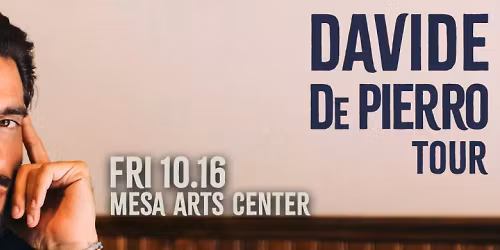 In Conversation with Davide De Pierro at Zilkha Hall - Hobby Center