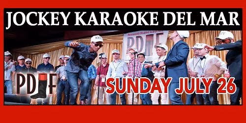 Jockey Karaoke at Del Mar