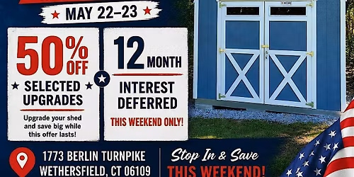 Tuff Shed Memorial Day Sale