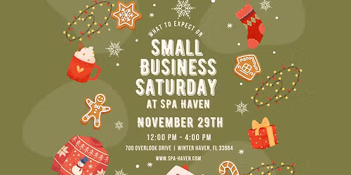Small Business Saturday at Spa Haven