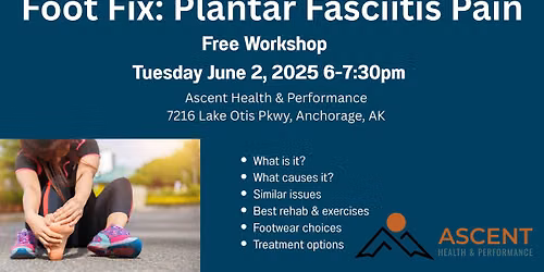 Foot Fix: Plantar Fasciitis Workshop (Free)