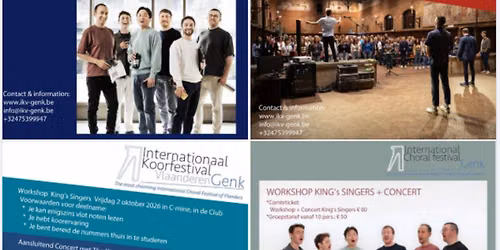 Workshop King's Singers + Concert