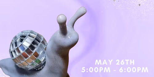 Disco Snail Clay Figure