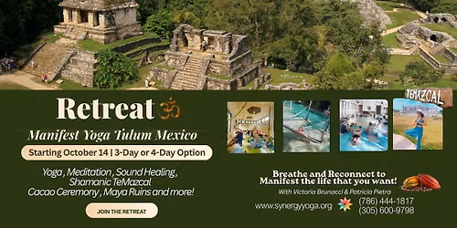 MANIFEST YOGA RETREAT TULUM - September 16\u201320, 2026