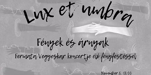 Lux et umbra - a Fermata Vegyeskar koncertje \u00e9l\u0151 f\u00e9nyfest\u00e9ssel