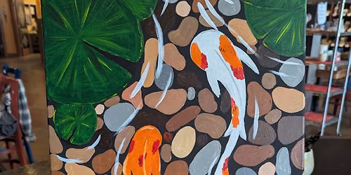 "Koi Pond" Canvas Class