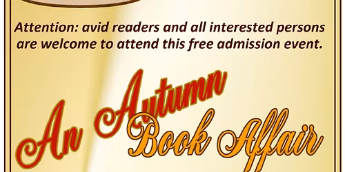 Friends of the Lancaster Library - An Autumn Book Event