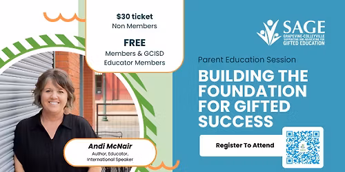 Parent Education Session: Andi McNair Guest Speaker