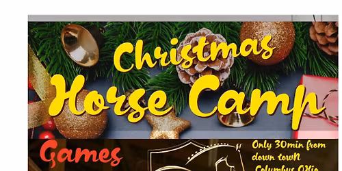 Christmas horse camp at MG Horses
