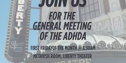 ADHDA General Meeting