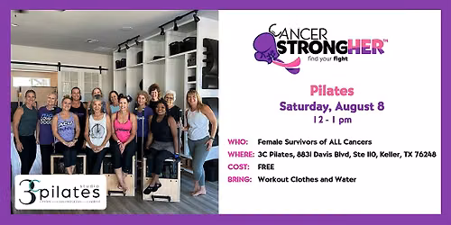 Cancer StrongHER Pilates \u2014 August 8, 2026