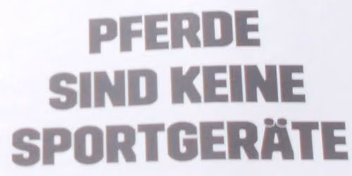 stop chio Aachen stop with equestrian sports