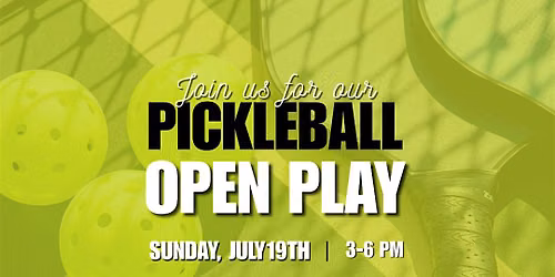 Summer Pickleball Open Play