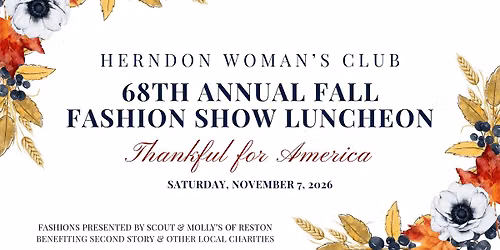 68th annual Fall Fashion Show Luncheon