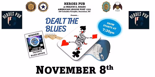 Dealt The Blues at Heroes Pub