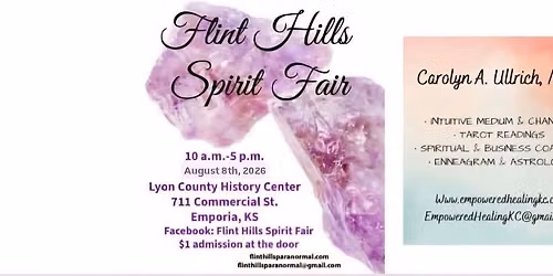 Readings at the Flint Hills Spirit Fair
