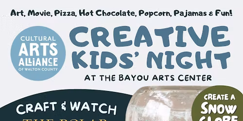 Creative Kids Night for ages 5 - 11