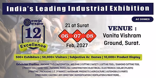 21st Engiexpo Surat 2027 | Industrial Exhibition 2027 | Textile Machinery