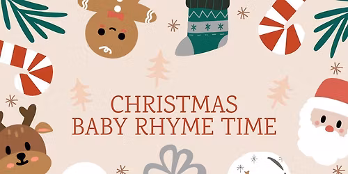Christmas Baby Rhyme Time - Wednesday