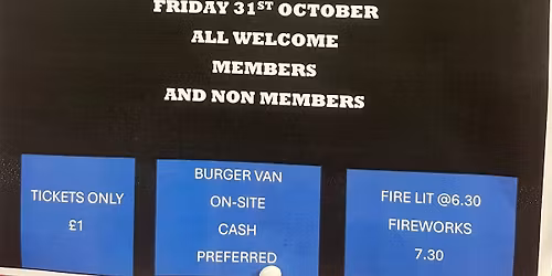 Bonfire and fireworks display