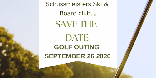 Golf Outing Save the Date