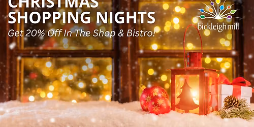 Christmas Shopping Nights