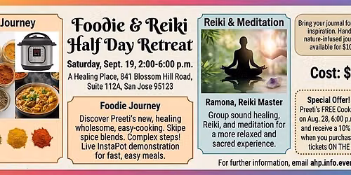 Foodie & Reiki Half-Day Retreat