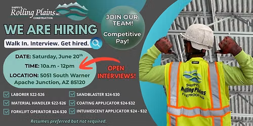 WALK IN - INTERVIEW - GET HIRED!